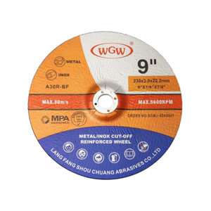 WGW Long-Life 230 мм X 3,0 X 22,23 мм Металлический режущий диск, 80 м/с, портативная угловая шлифовальная машина высокой твердости (T42)
