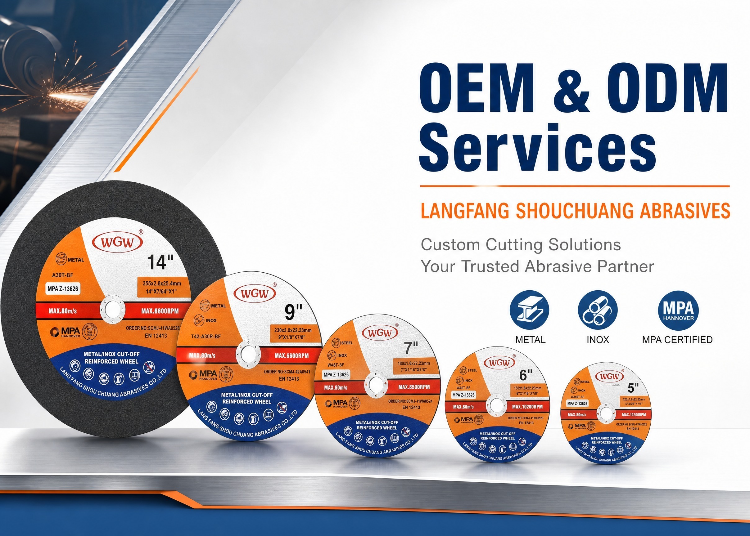 Langfang Shouchuang Abrasives: ваш надежный OEM-партнер по абразивам